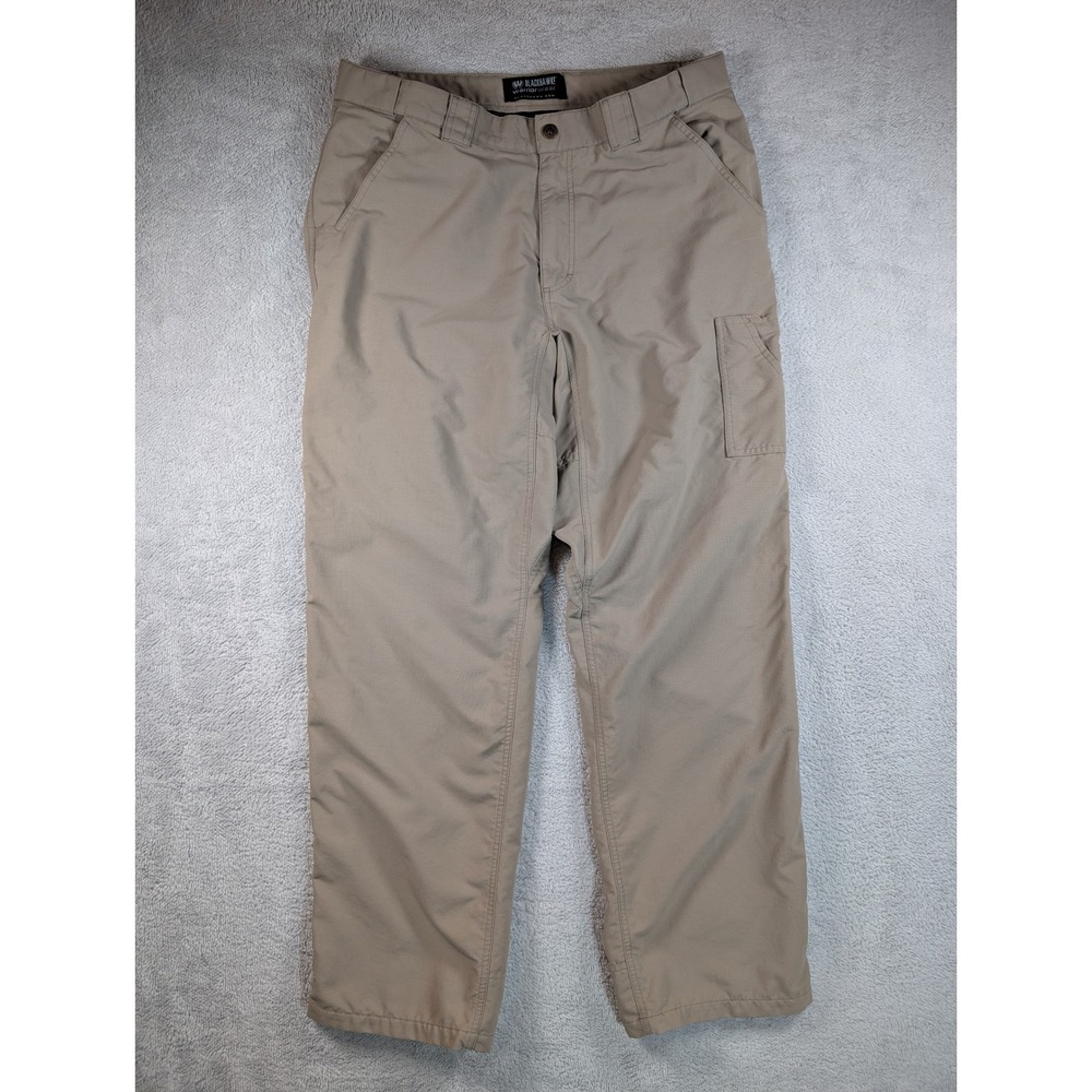 Blackhawk‎ Warrior Wear Mens Khaki Tactical Pants 36x32 Nylon Lightweight Tan